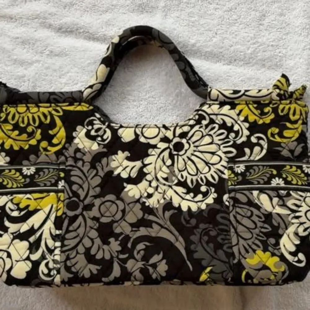 Vera Bradley Gabby Satchel Handbag Baroque Patttern Retired 2013 Purse